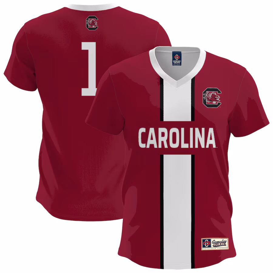 Men's GameDay Greats  Garnet South Carolina Gamecocks Lightweight Soccer Fashion Jersey - Ujersey