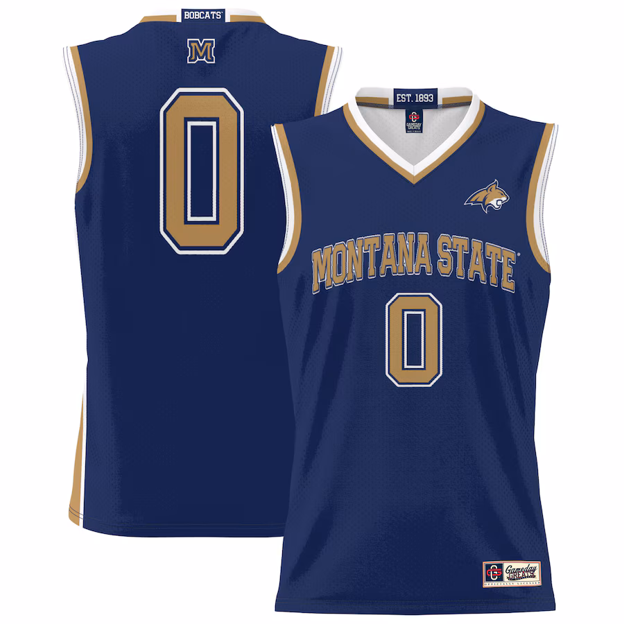 Unisex GameDay Greats #0 Navy Montana State Bobcats Lightweight Basketball Jersey - Ujersey