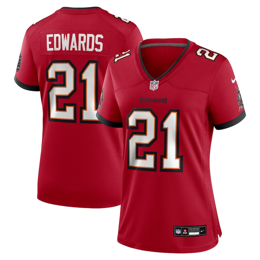 Women's Tampa Bay Buccaneers Mike Edwards Nike Red Game Jersey - Ujersey