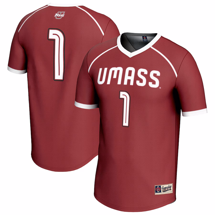 Unisex GameDay Greats #1 Maroon UMass Minutemen Lightweight Women's Lacrosse Fashion Jersey - Ujersey