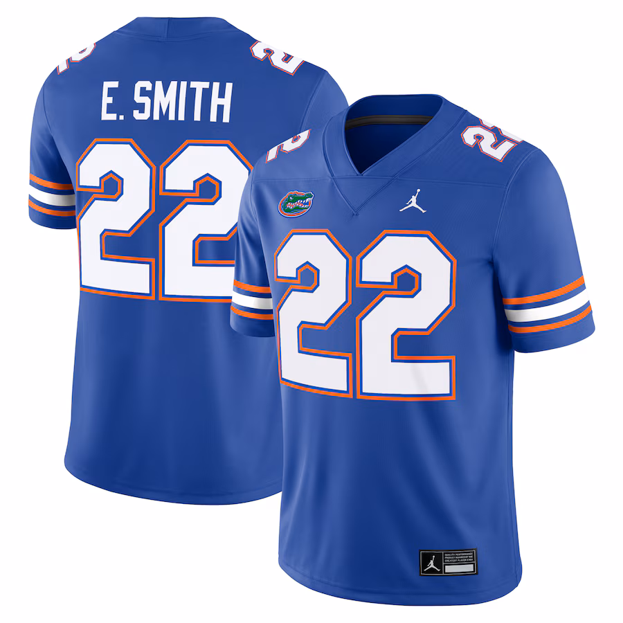 Men's Jordan Brand Emmitt Smith Royal Florida Gators Alumni Player Game Jersey - Ujersey