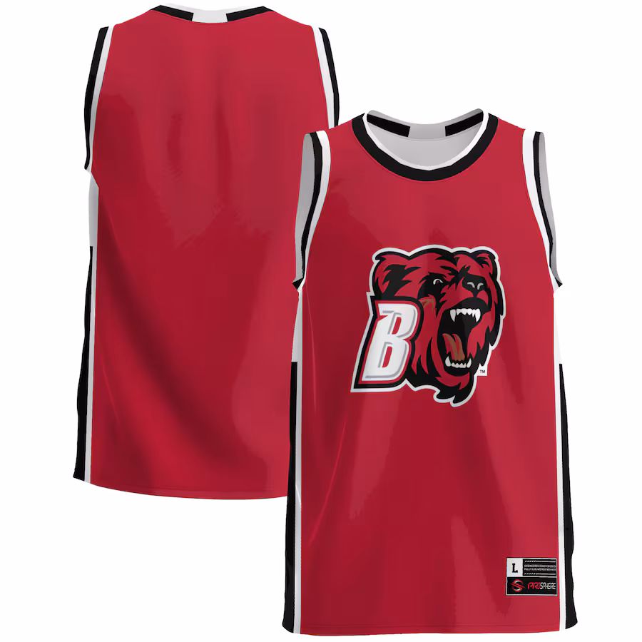 Men's GameDay Greats  Red Bridgewater State Bears  Lightweight Basketball Jersey - Ujersey