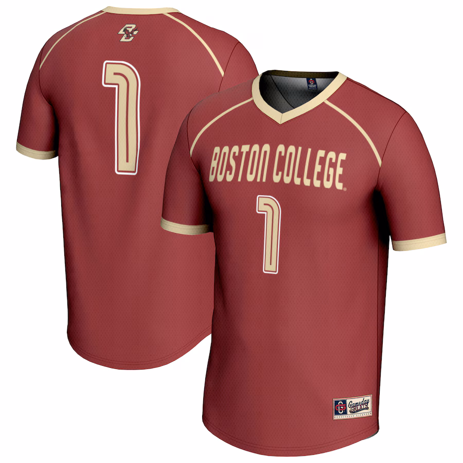 Youth GameDay Greats #1 Maroon Boston College Eagles Lightweight Women's Lacrosse Fashion Jersey - Ujersey