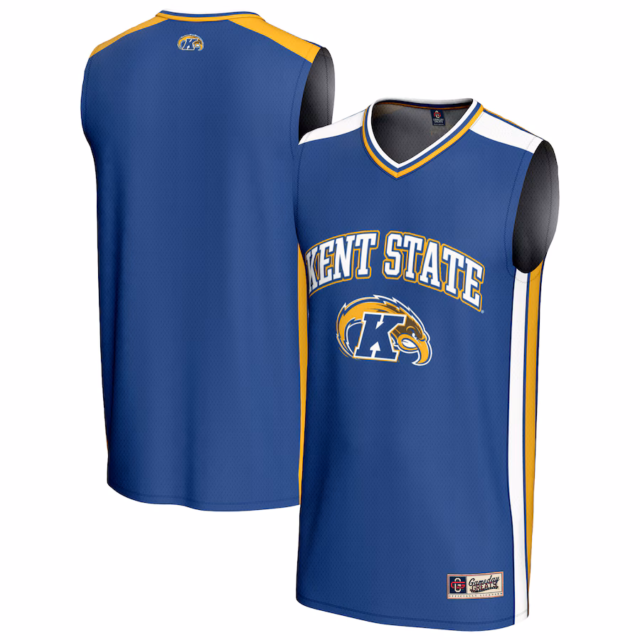 Unisex GameDay Greats Navy Kent State Golden Flashes Spirit Basketball Jersey - Ujersey