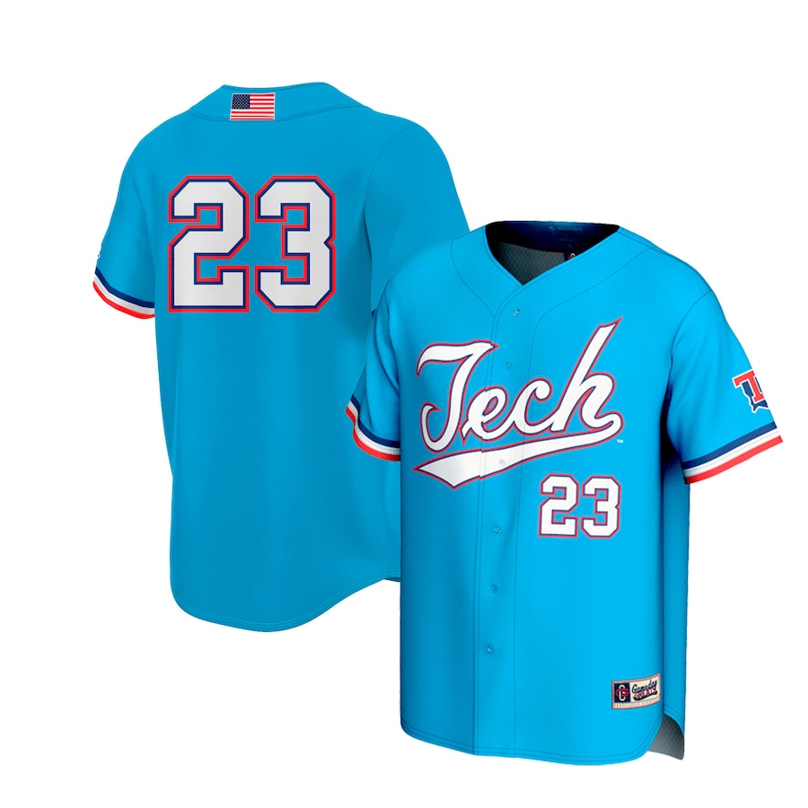 Unisex GameDay Greats #23 Royal Louisiana Tech Bulldogs Lightweight Collegiate Baseball Fashion Jersey - Ujersey