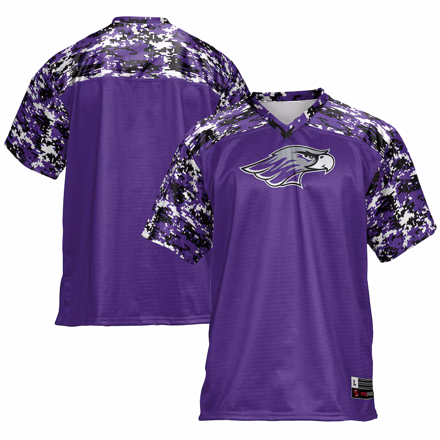 Men's GameDay Greats Purple Wisconsin-Whitewater Warhawks Football Jersey - Ujersey