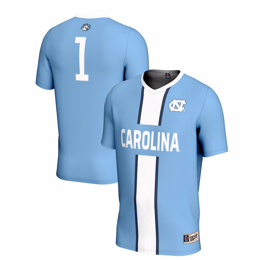 Youth GameDay Greats #1 Carolina Blue North Carolina Tar Heels Men's Soccer Jersey - Ujersey
