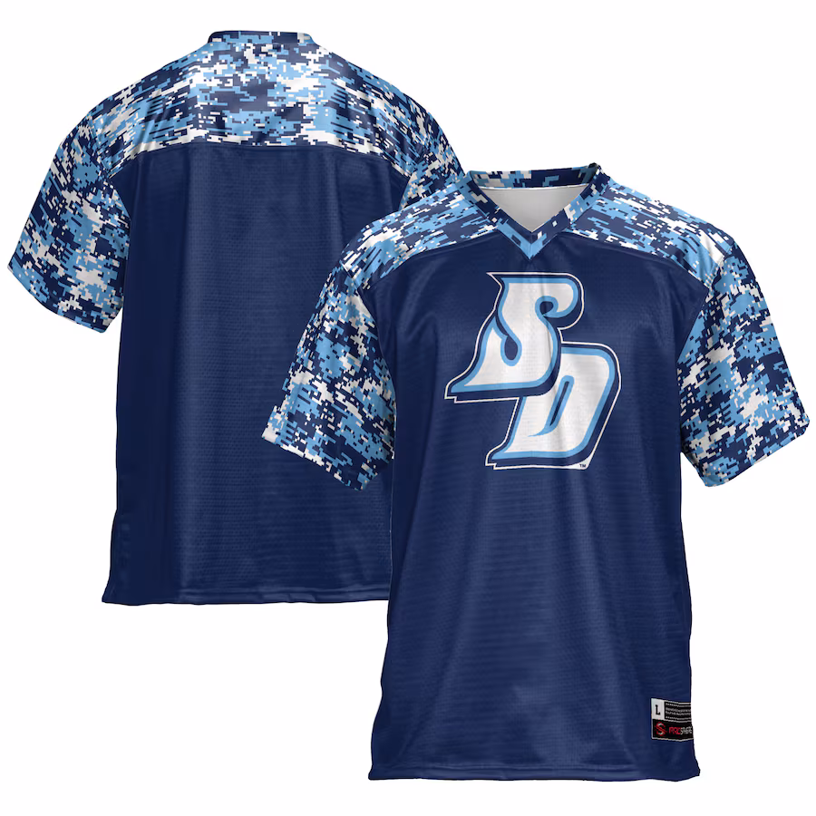 Men's GameDay Greats Navy San Diego Toreros Football Jersey - Ujersey