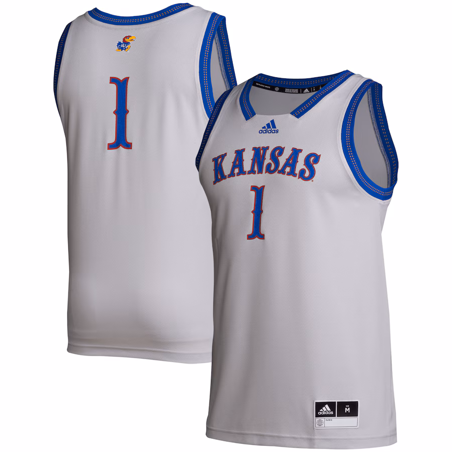 Men's adidas # Gray Kansas Jayhawks Swingman Jersey - Ujersey