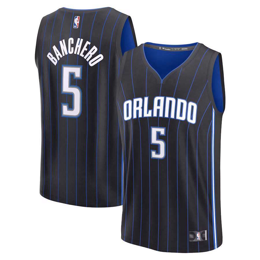 Youth Orlando Magic Paolo Banchero Fanatics Black Fast Break Replica Player Jersey - Icon Edition - Ujersey