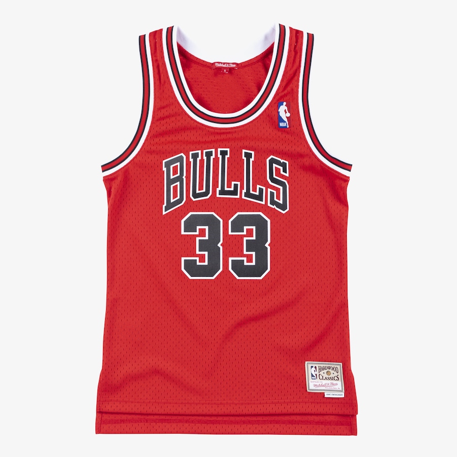 Women's Chicago Bulls Scottie Pippen Red 1997/98 Hardwood Classics Swingman Jersey - Ujersey