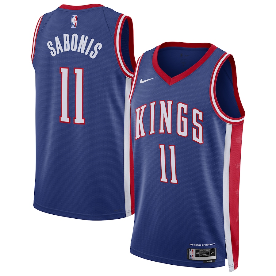 Unisex Sacramento Kings Domantas Sabonis Nike Blue 2024/25 Swingman Player Jersey - City Edition - Ujersey