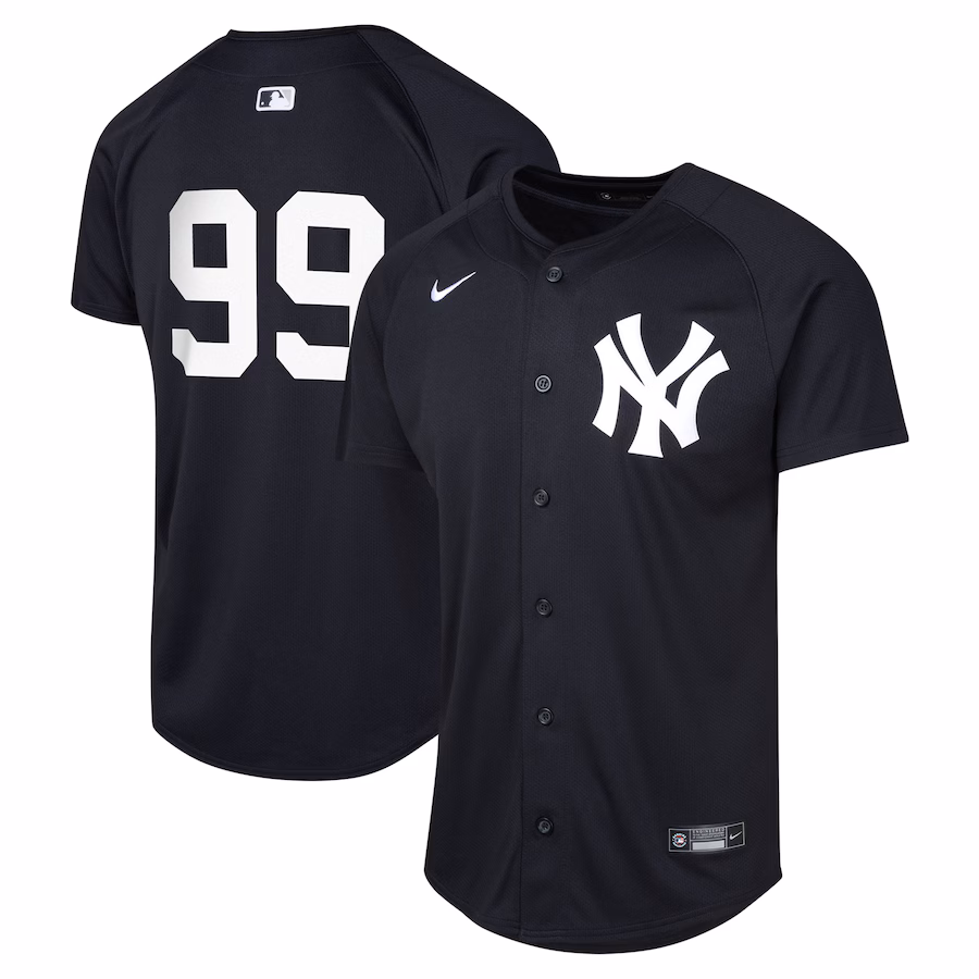 Youth New York Yankees Aaron Judge Nike Navy Alternate Limited Player Jersey - Ujersey