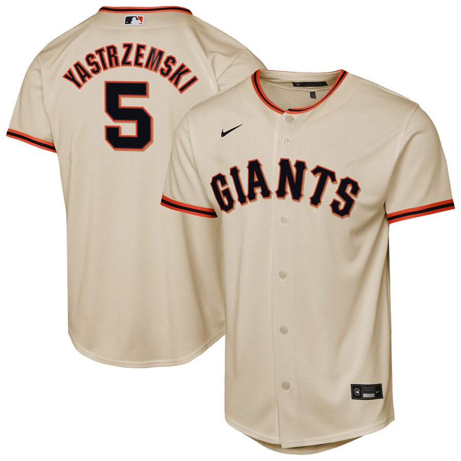 Youth San Francisco Giants Mike Yastrzemski Nike Cream Home Replica Player Jersey - Ujersey