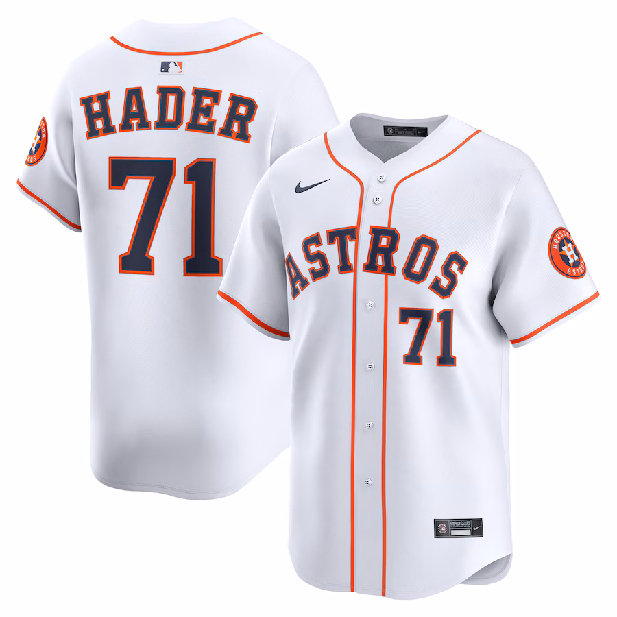 Men's Houston Astros Josh Hader Nike White Alternate Limited Player Jersey - Ujersey