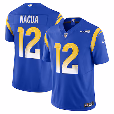 Men's Los Angeles Rams Puka Nacua Nike Royal Vapor F.U.S.E. Limited Player Jersey - Ujersey