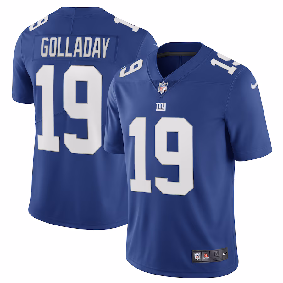 Men's New York Giants Kenny Golladay Nike Royal Vapor Limited Jersey - Ujersey
