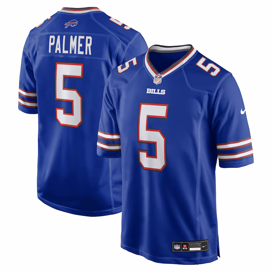 Men's Buffalo Bills Josh Palmer Nike Royal Team Game Jersey - Ujersey