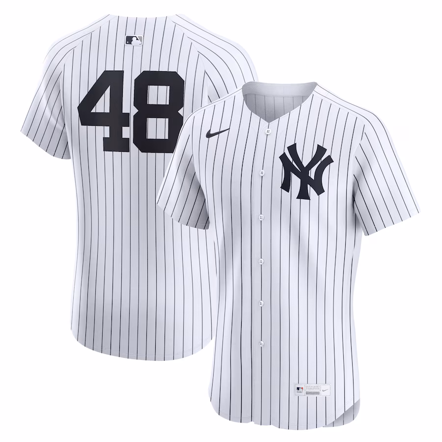 Men's New York Yankees Paul Goldschmidt Nike White Home Elite Player Jersey - Ujersey