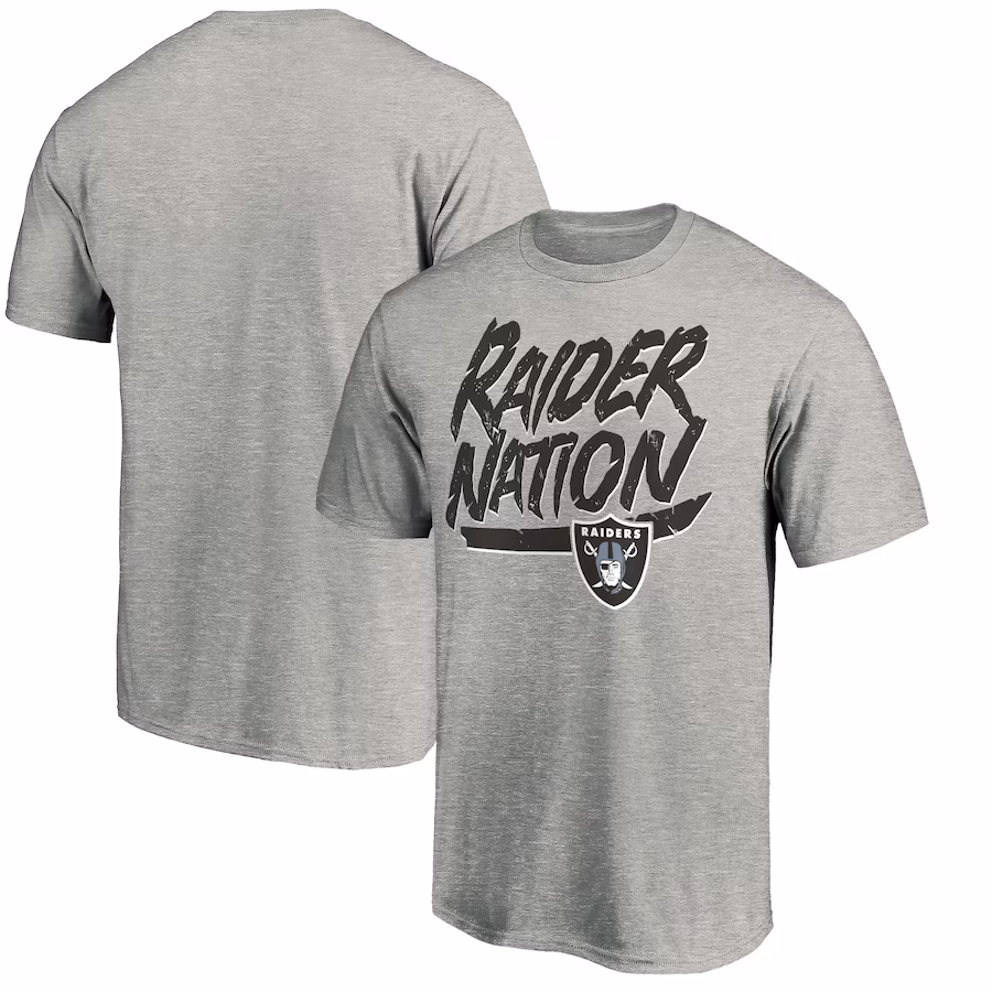 Men's Dallas Cowboys Fanatics Heather Charcoal Victory Arch T-Shirt - Ujersey