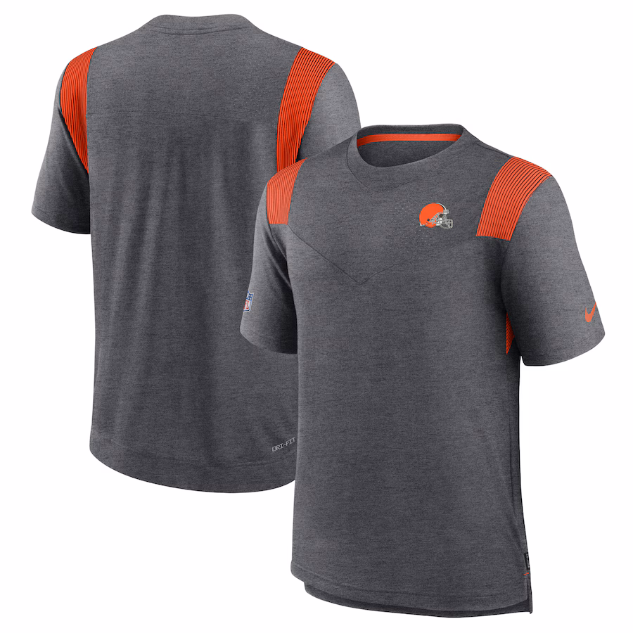 Men's Philadelphia Eagles Navy Banner Wave Logo T-Shirt - Ujersey