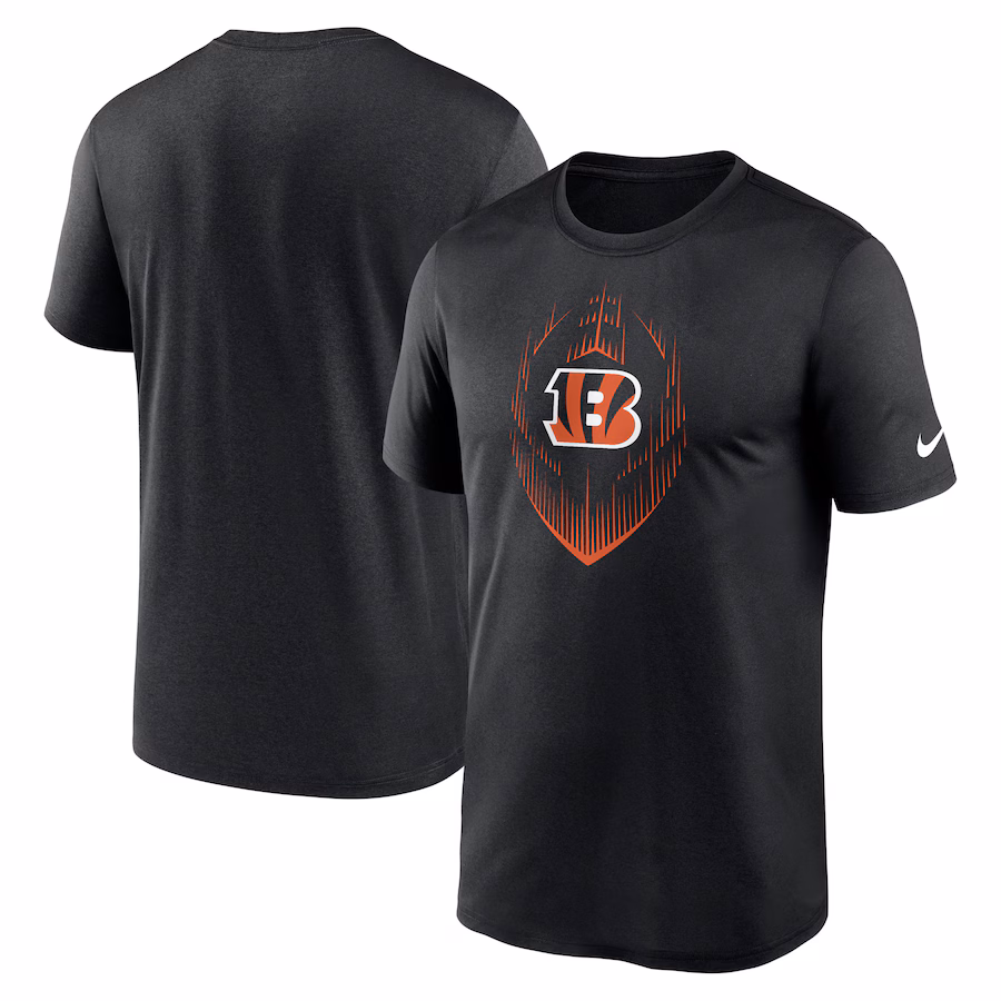 Men's Chicago Bears  Fanatics Gray Distressed Throwback Logo T-Shirt - Ujersey