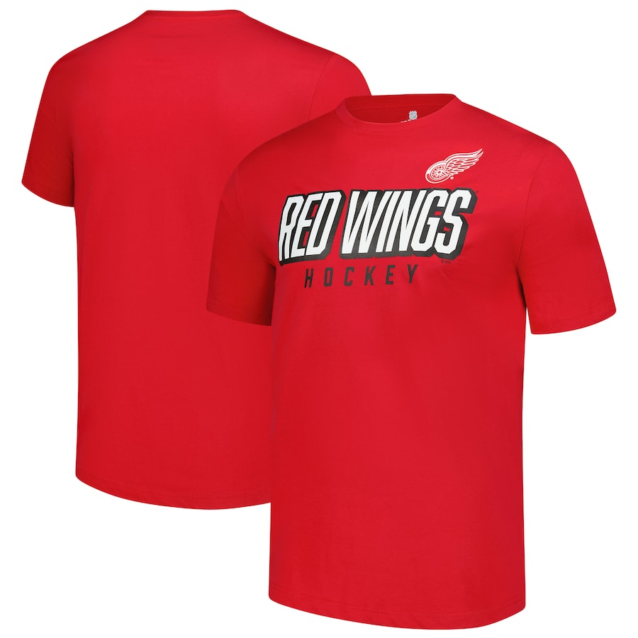 Men's Detroit Red Wings Fanatics Red T-Shirt - Ujersey