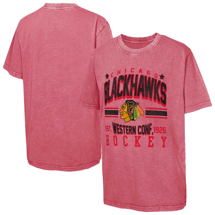 Youth Chicago Blackhawks Red Sure Short T-Shirt - Ujersey