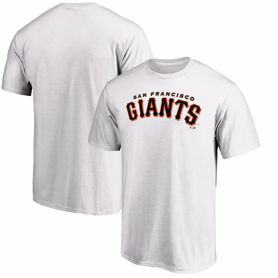 Men's San Francisco Giants White Giants Alternate Club Lettering T-Shirt - Ujersey