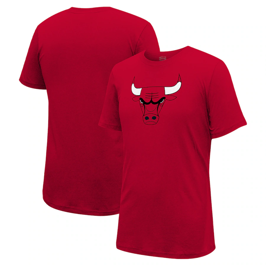 Unisex Chicago Bulls Stadium Essentials Red Primary Logo T-Shirt - Ujersey