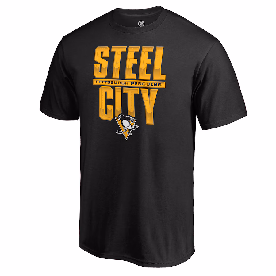 Men's Pittsburgh Penguins Black Hometown Collection Local T-Shirt - Ujersey