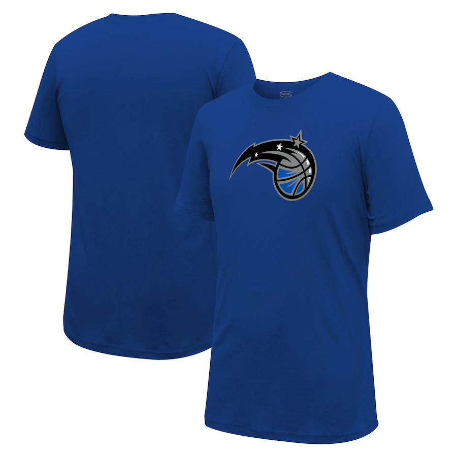 Unisex Orlando Magic Stadium Essentials Blue Primary Logo T-Shirt - Ujersey