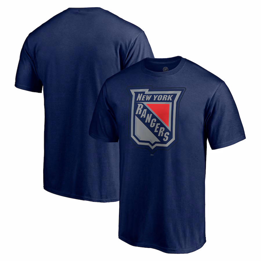 Men's New York Rangers Navy Special Edition Secondary Logo T-Shirt - Ujersey