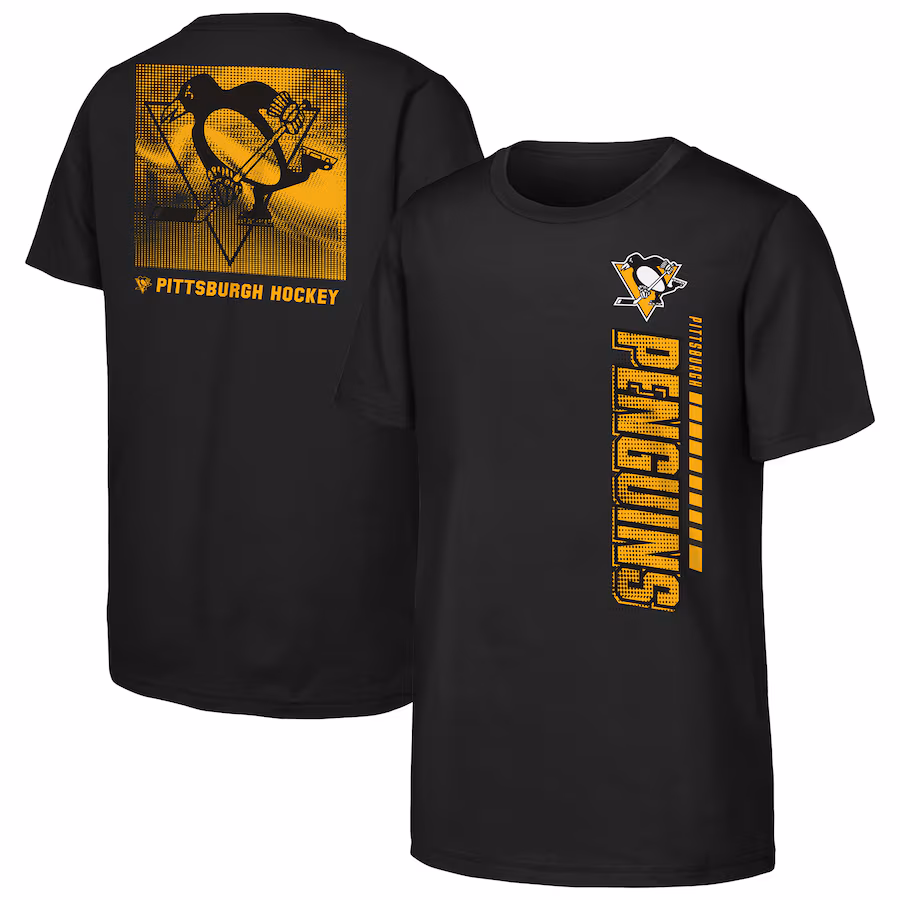 Youth Pittsburgh Penguins Black Atmosphere T-Shirt - Ujersey