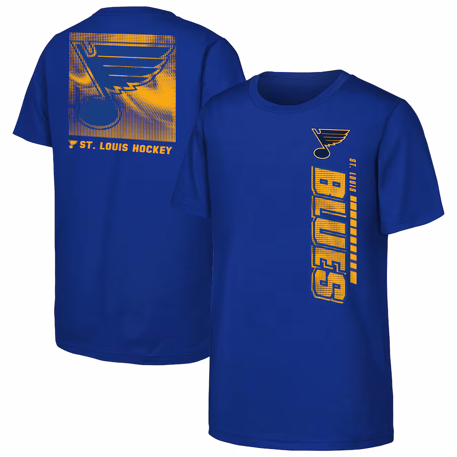 Youth St. Louis Blues Blue Atmosphere T-Shirt - Ujersey