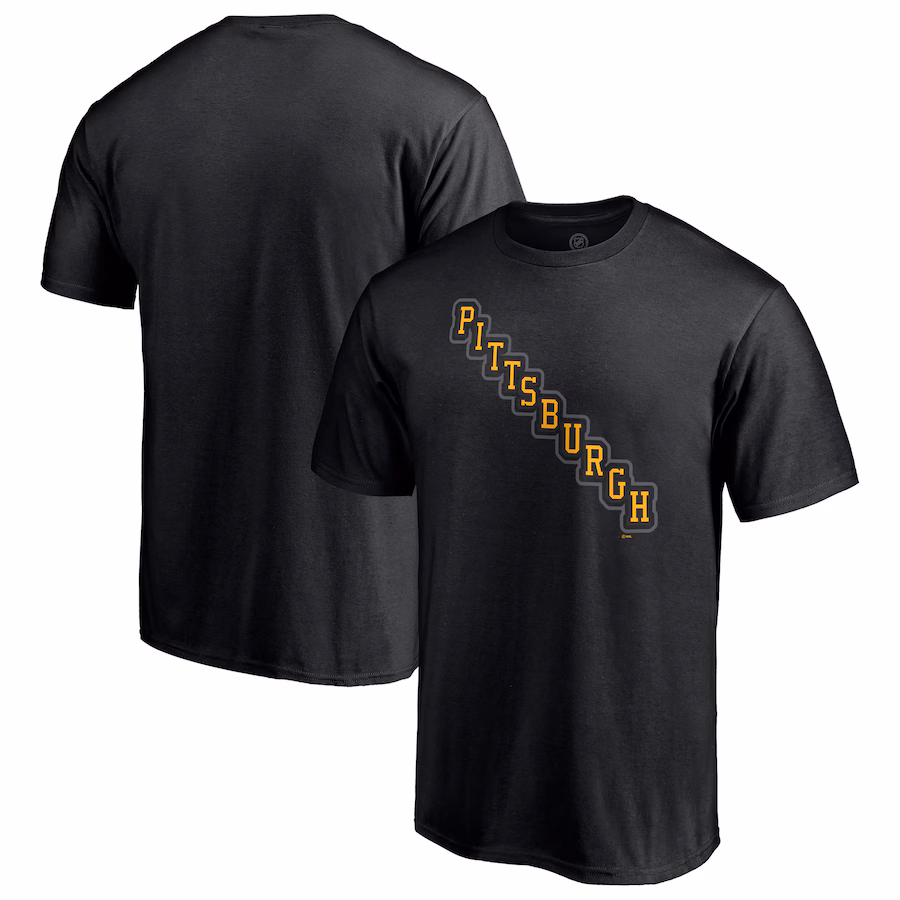Men's Pittsburgh Penguins Black Special Edition Secondary Logo T-Shirt - Ujersey