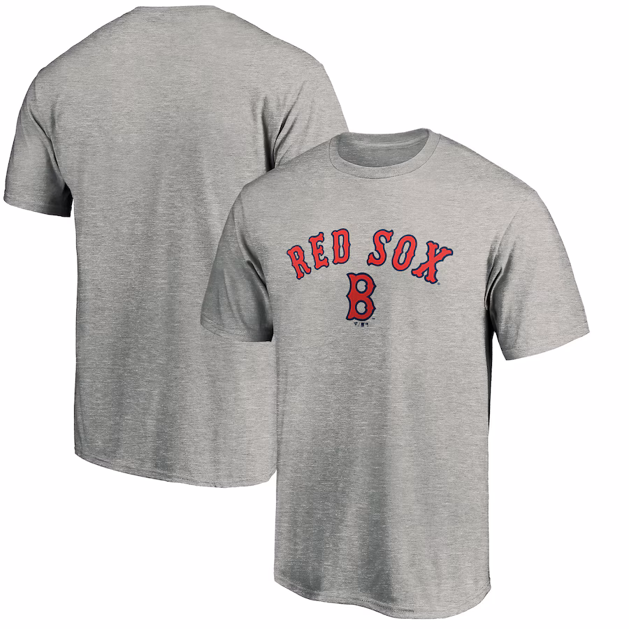 Men's Boston Red Sox Heather Gray Cooperstown Collection Wahconah T-Shirt - Ujersey