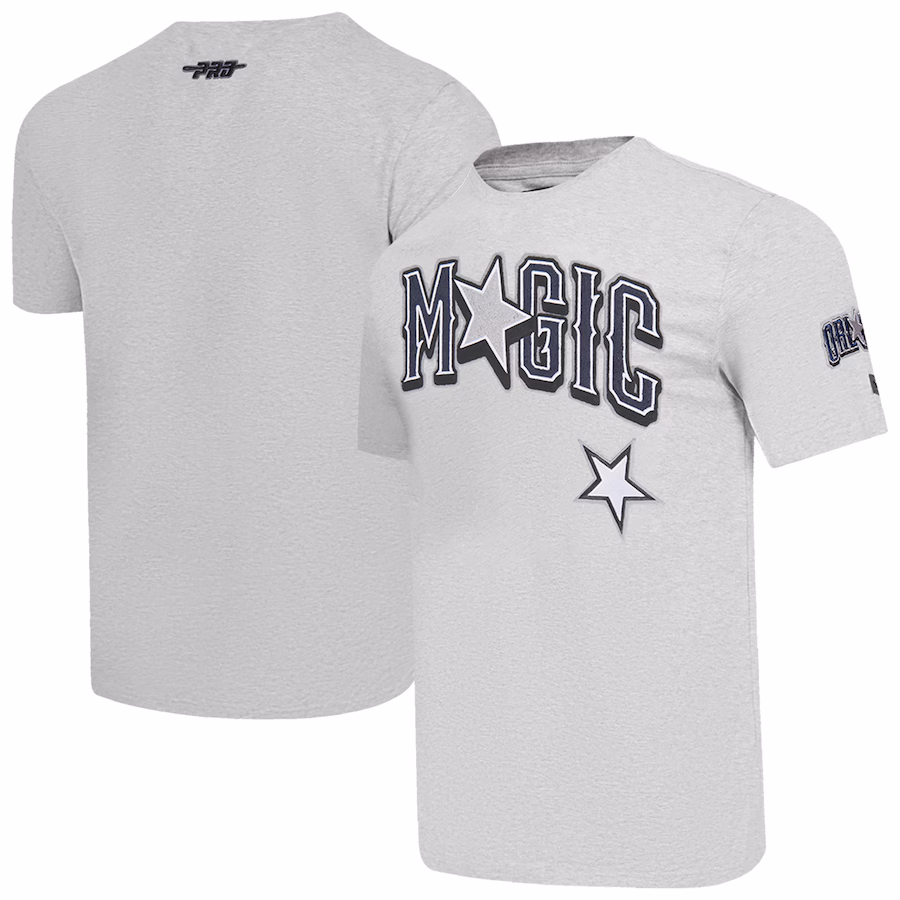 Men's Orlando Magic Pro Standard Heather Gray 2024/25 City Edition T-Shirt - Ujersey