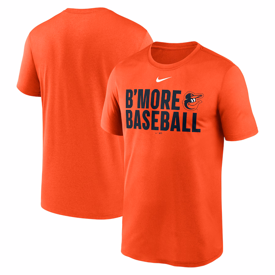 Men's Baltimore Orioles Nike Orange Local Legend Performance T-Shirt - Ujersey