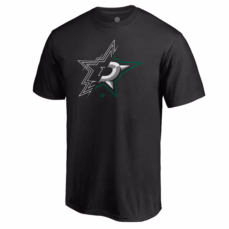 Men's Dallas Stars Black X-Ray T-Shirt - Ujersey