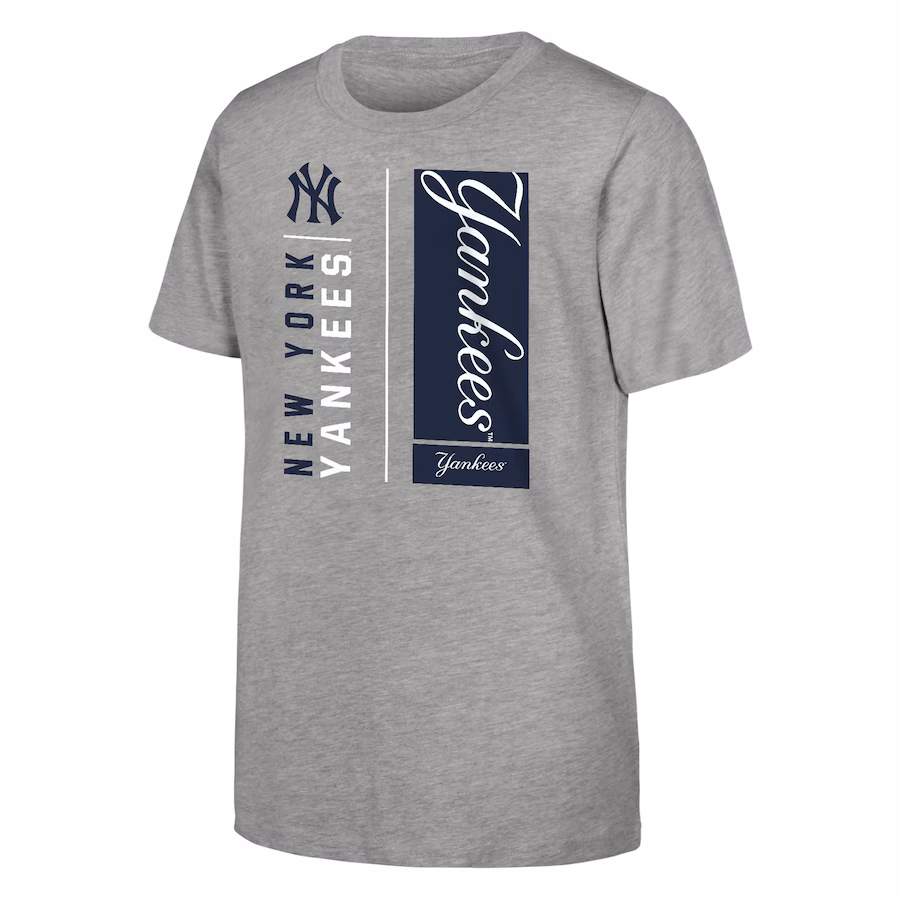 Youth New York Yankees Heather Gray The MVP T-Shirt - Ujersey