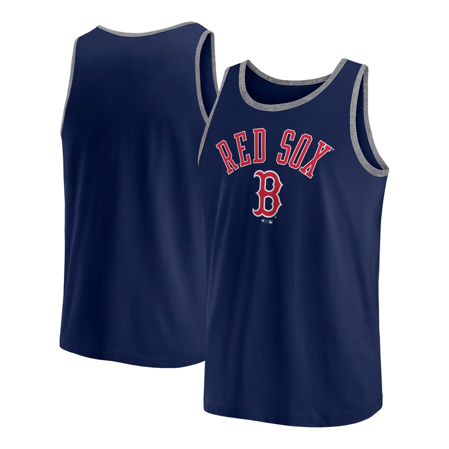 Men's Boston Red Sox Fanatics Navy Bet Tank Top - Ujersey