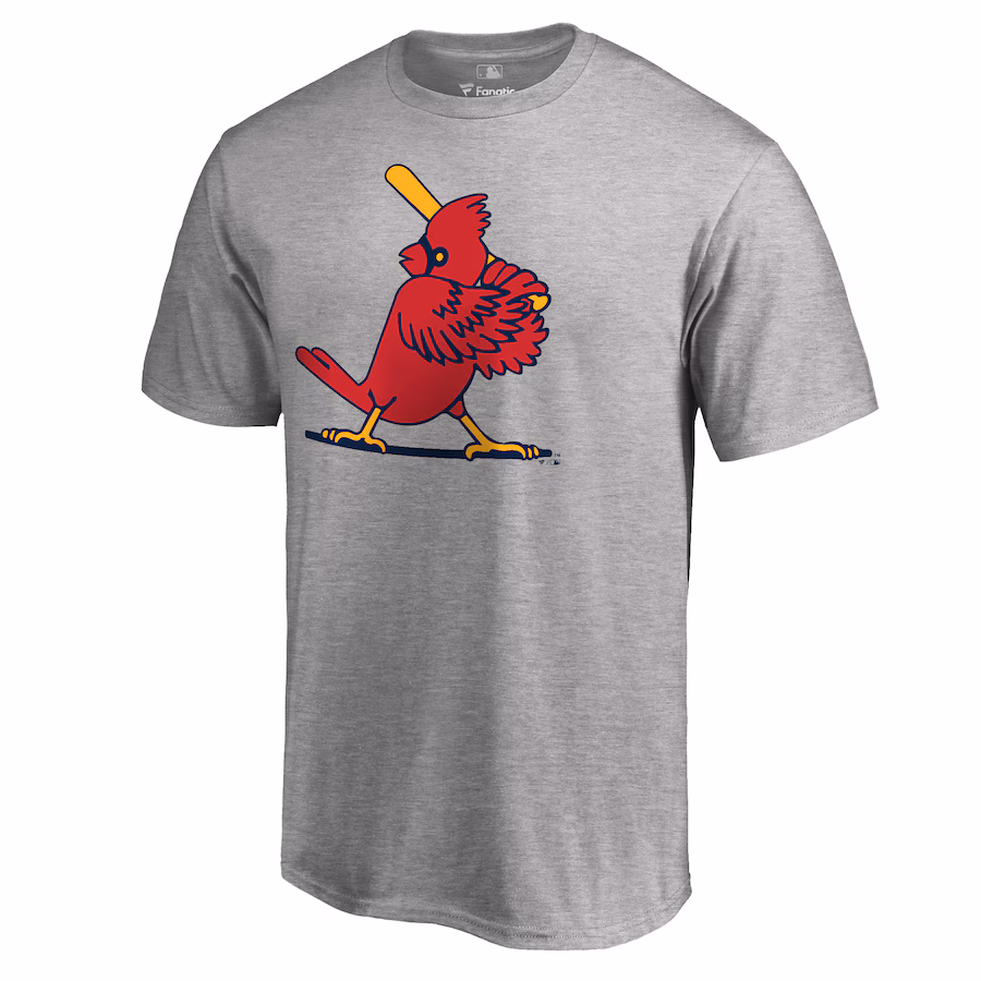 Men's St. Louis Cardinals Ash Cooperstown Collection Forbes T-Shirt - Ujersey