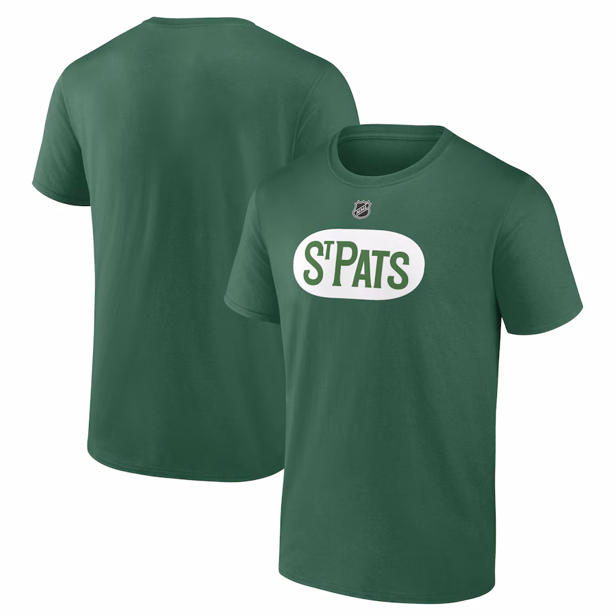 Men's Toronto St. Pats Fanatics Green Primary Graphic T-Shirt - Ujersey