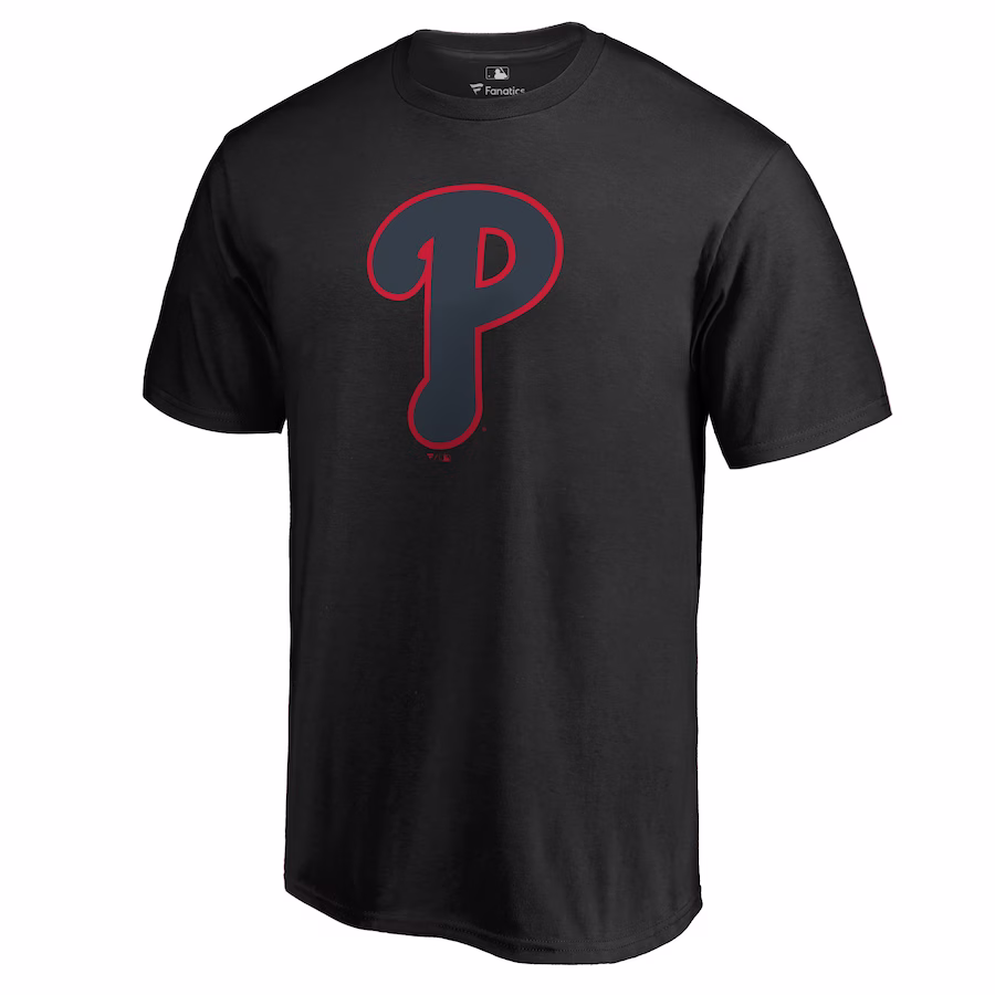 Men's Philadelphia Phillies Black Taylor T-Shirt - Ujersey