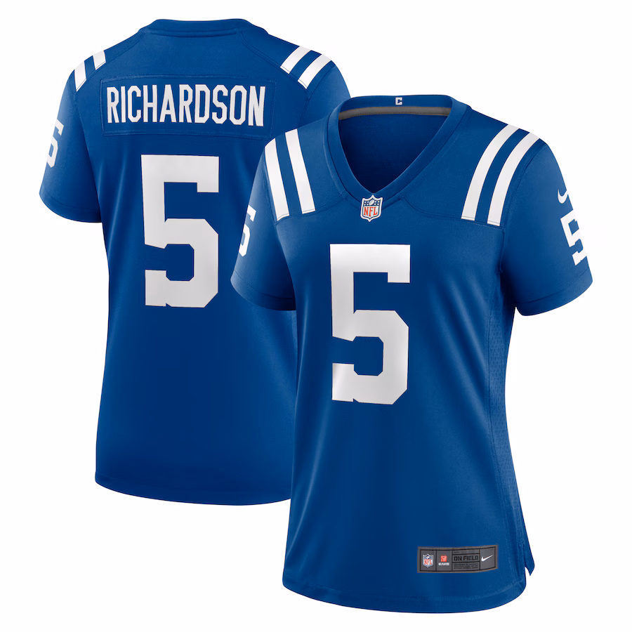 Women's Indianapolis Colts Anthony Richardson Sr. Nike Royal 2023 NFL Draft First Round Pick Team Game Jersey - Ujersey