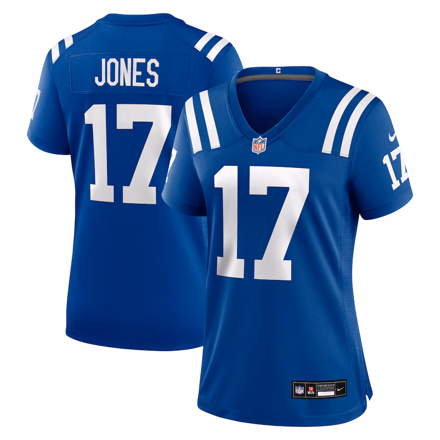 Women's Indianapolis Colts Daniel Jones Nike Royal Team Game Jersey - Ujersey