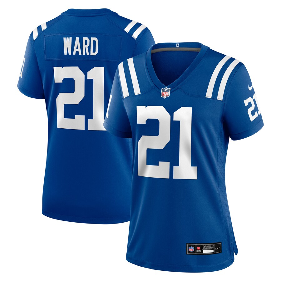 Women's Indianapolis Colts Charvarius Ward Nike Royal Team Game Jersey - Ujersey