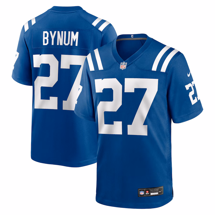 Men's Indianapolis Colts Camryn Bynum Nike Royal Team Game Jersey - Ujersey