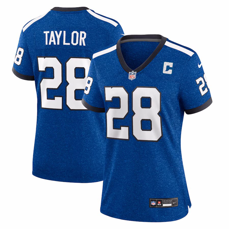 Women's Indianapolis Colts Jonathan Taylor Nike Royal Indiana Nights Alternate Game Jersey - Ujersey